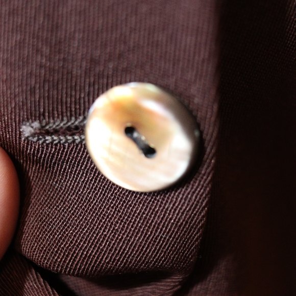 VESTIMENTA SPA Vintage Brown Wool Silk Pant Suit Italy Blazer & Pants 12 - Picture 6 of 16